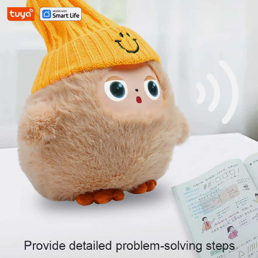 Jucarie Plus Inteligenta AI cu Voce in Limba Romana, Ochi LED, Recunoastere Emotii, GPT-4o Mini, Interactiva pentru Copii si Adulti, Control din Aplicatie Tuya, 30 cm [6]