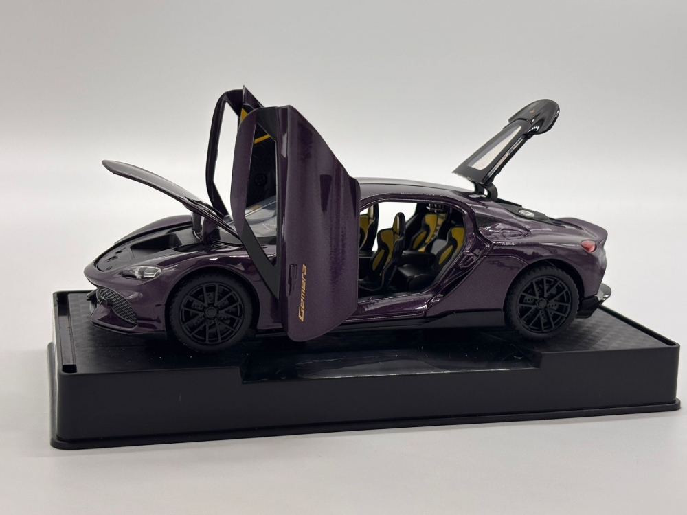 Automacheta Koenigsegg Gemera din Metal– din Meta, cu Sunete si Lumini, Elemente Mobile, 15 cm [12]