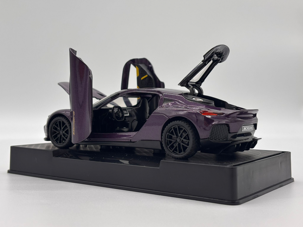 Automacheta Koenigsegg Gemera din Metal– din Meta, cu Sunete si Lumini, Elemente Mobile, 15 cm [3]