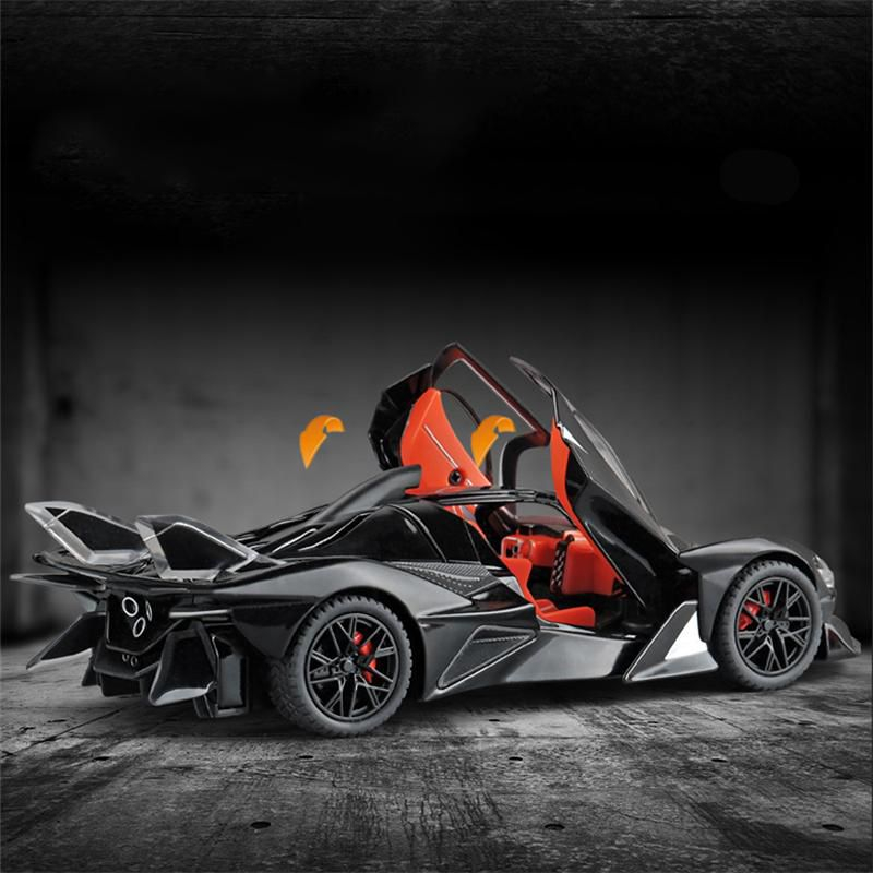 Macheta Apollo Project EVO, Metalica Multicolora cu Sunete, Lumini, Fum pe Baza de Apa, Functie Pull-Back, Cu Incarcare USB, Usi Deschizatoare, Amortizare si Viraj - Negru [5]