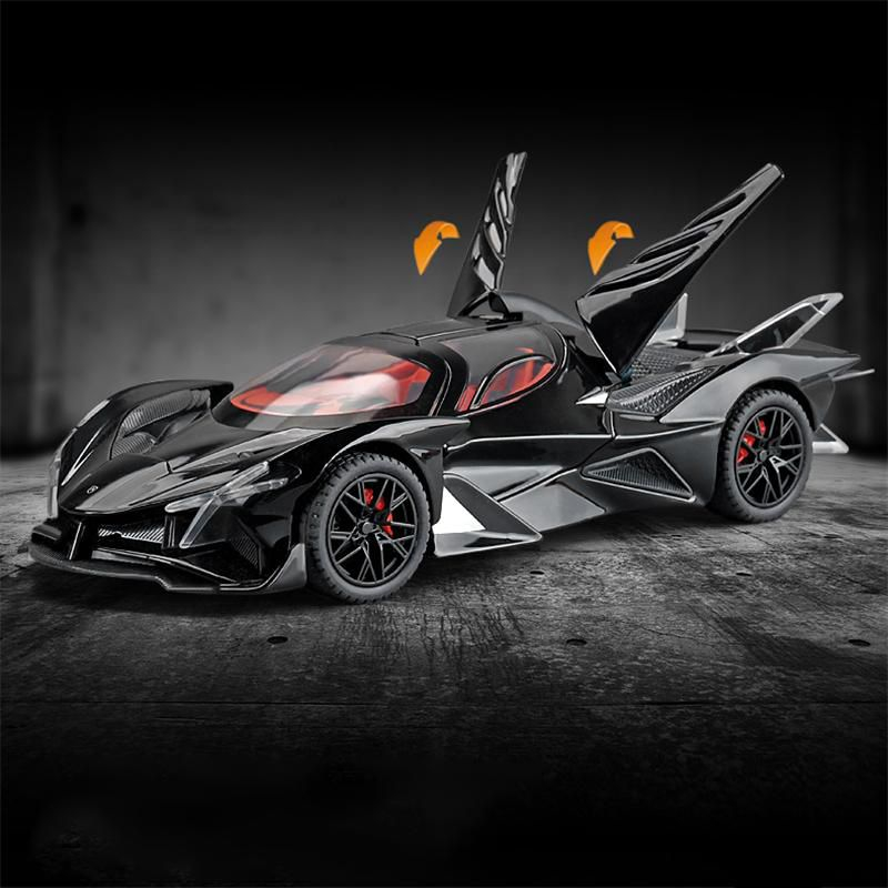 Macheta Apollo Project EVO, Metalica Multicolora cu Sunete, Lumini, Fum pe Baza de Apa, Functie Pull-Back, Cu Incarcare USB, Usi Deschizatoare, Amortizare si Viraj - Negru [4]