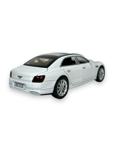 Macheta Bentley Continental GT, Metal, Cu Lumini si Sunete de Motor, Functii de Deschidere Usi si Pull-Back, 15 cm, Alb [4]