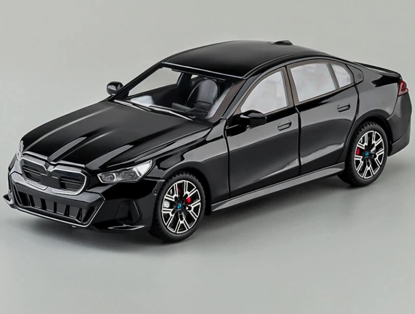 Macheta BMW i5 M60 din Metal – 20,5 cm, cu Sunete, Lumini, Funcție Pull-Back și Roți Direcționabile [5]