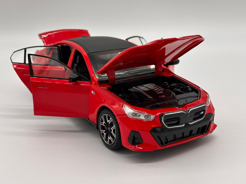 Macheta BMW i5 M60 din Metal – 20,5 cm, cu Sunete, Lumini, Funcție Pull-Back și Roți Direcționabile [11]