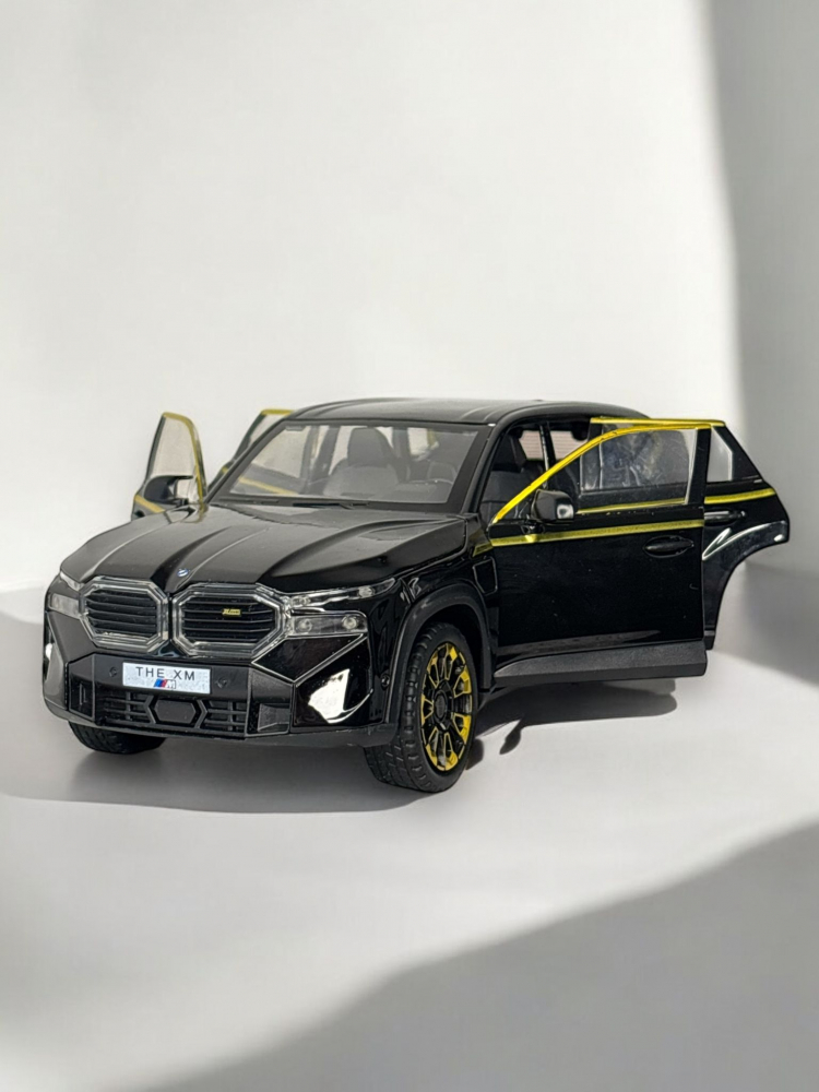 Macheta BMW XM, Fum pe Baza de Apa, Faruri si Stopuri Luminoase, din Metal, cu Lumini si Sunete realistice de Motor si Alarma, Volan Functional, cu Functie Pull-Back, cu Functie de Deschidere a Usilor [12]