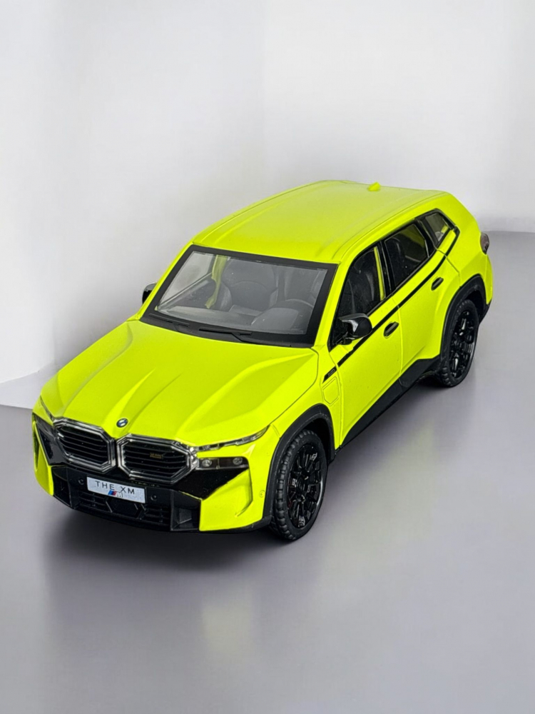 Macheta BMW XM, Fum pe Baza de Apa, Grila, Faruri si Stopuri Luminoase, din Metal, cu Lumini si Sunete realistice de Motor si Alarma, Volan Functional, cu Functie Pull-Back, cu Functie de Deschidere a [10]