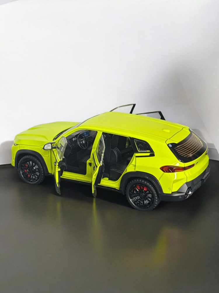 Macheta BMW XM, Fum pe Baza de Apa, Grila, Faruri si Stopuri Luminoase, din Metal, cu Lumini si Sunete realistice de Motor si Alarma, Volan Functional, cu Functie Pull-Back, cu Functie de Deschidere a [14]