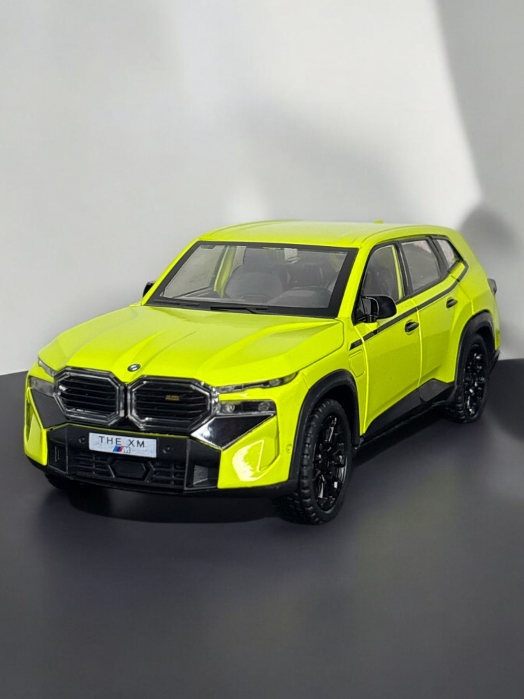 Macheta BMW XM, Fum pe Baza de Apa, Grila, Faruri si Stopuri Luminoase, din Metal, cu Lumini si Sunete realistice de Motor si Alarma, Volan Functional, cu Functie Pull-Back, cu Functie de Deschidere a [4]