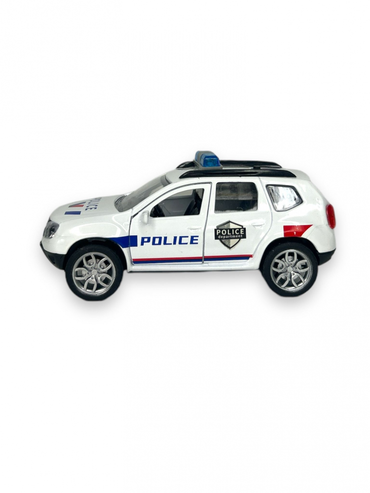 Macheta Dacia Duster de Politie, Metal, 1:38, cu Lumini si Sunete, cu Functie Pull-Back, cu Functie de Deschidere a Usilor, iStan® [5]
