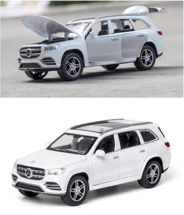 Macheta GLS 580, Portbagaj Detasabil, Faruri si Stopuri Luminoase, din Metal, cu Lumini si Sunete realistice de Motor si Alarma, Volan Functional, cu Functie Pull-Back, cu Functie de Deschidere a Usil [2]