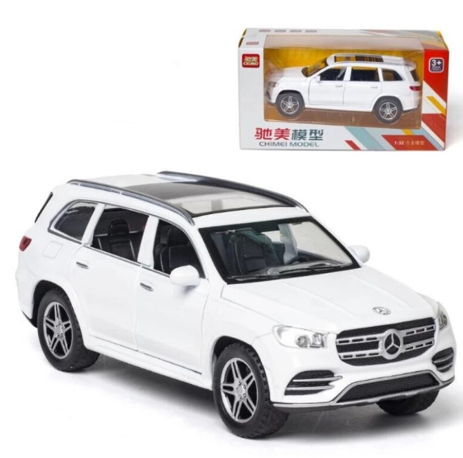 Macheta GLS 580, Portbagaj Detasabil, Faruri si Stopuri Luminoase, din Metal, cu Lumini si Sunete realistice de Motor si Alarma, Volan Functional, cu Functie Pull-Back, cu Functie de Deschidere a Usil [3]