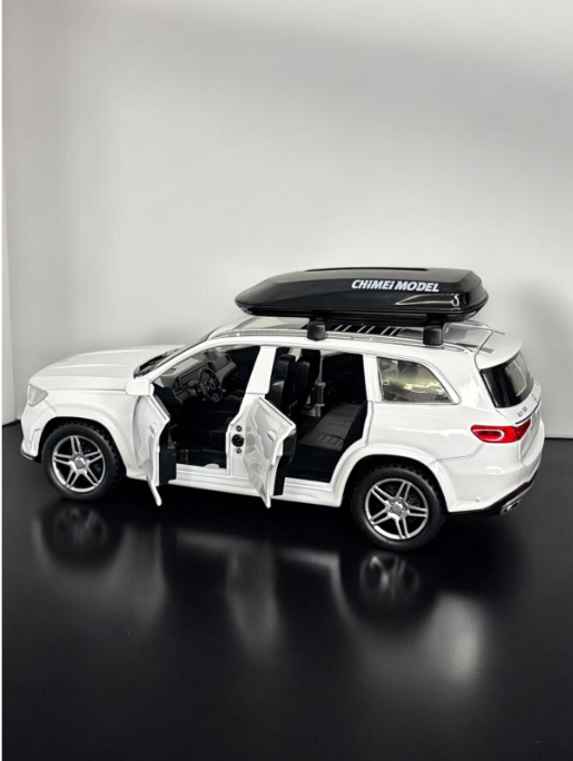 Macheta GLS 580, Portbagaj Detasabil, Faruri si Stopuri Luminoase, din Metal, cu Lumini si Sunete realistice de Motor si Alarma, Volan Functional, cu Functie Pull-Back, cu Functie de Deschidere a Usil [7]