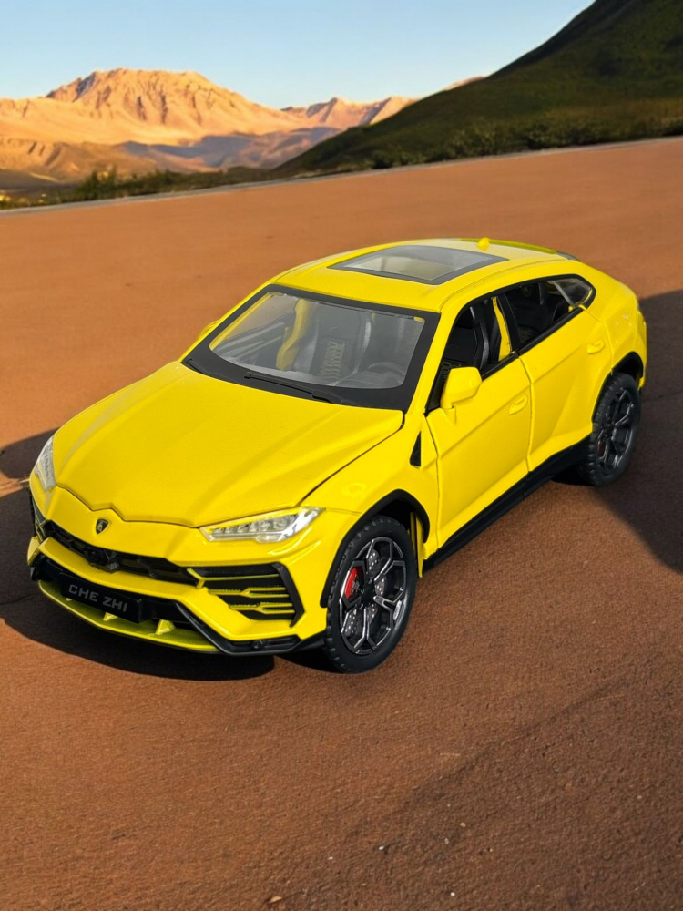 Macheta Lamborghini Urus, Fum pe Baza de Apa, din Metal, cu Lumini si Sunete realistice de Motor si Alarma, cu Functie Pull-Back, cu Functie de Deschidere a Usilor [14]