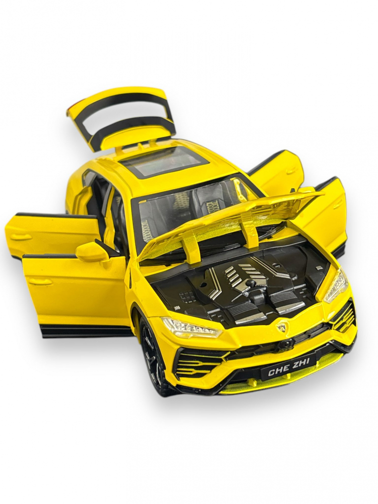 Macheta Lamborghini Urus, Fum pe Baza de Apa, din Metal, cu Lumini si Sunete realistice de Motor si Alarma, cu Functie Pull-Back, cu Functie de Deschidere a Usilor [2]