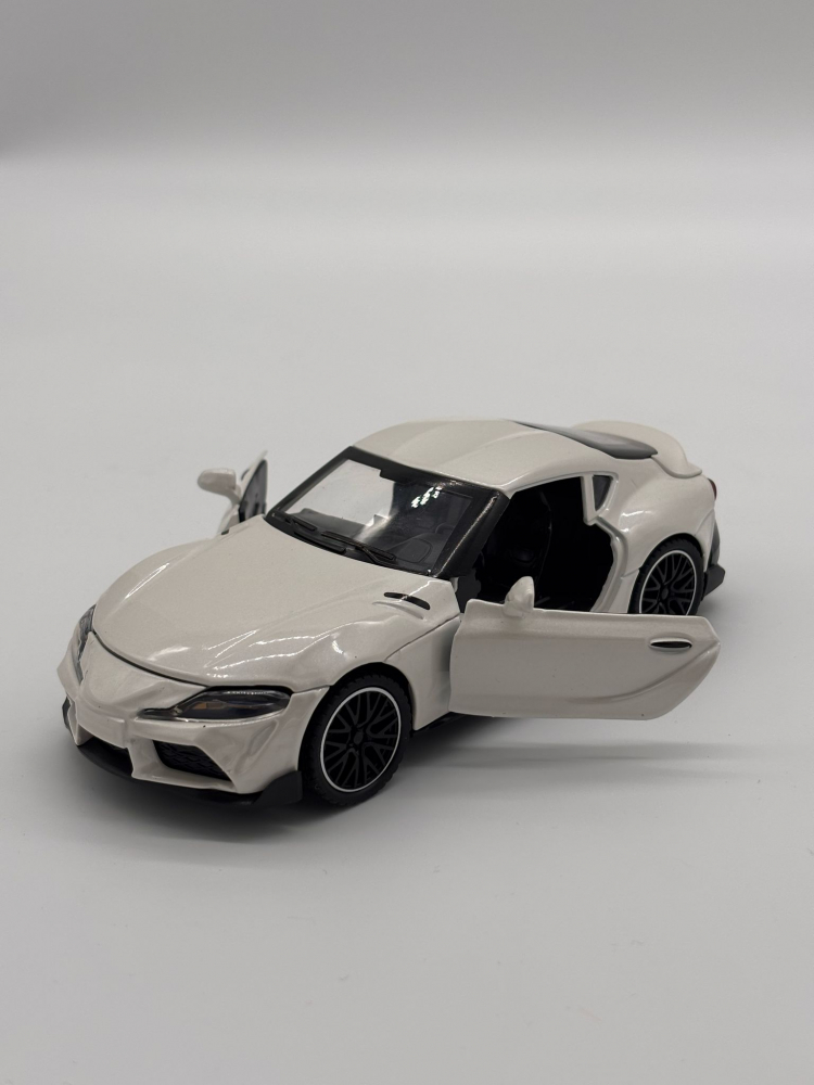 Macheta Toyota Supra, Metal, Sunete de Motor si Lumini, Functii de Deschidere Usi si Pull-Back, 15 cm [9]