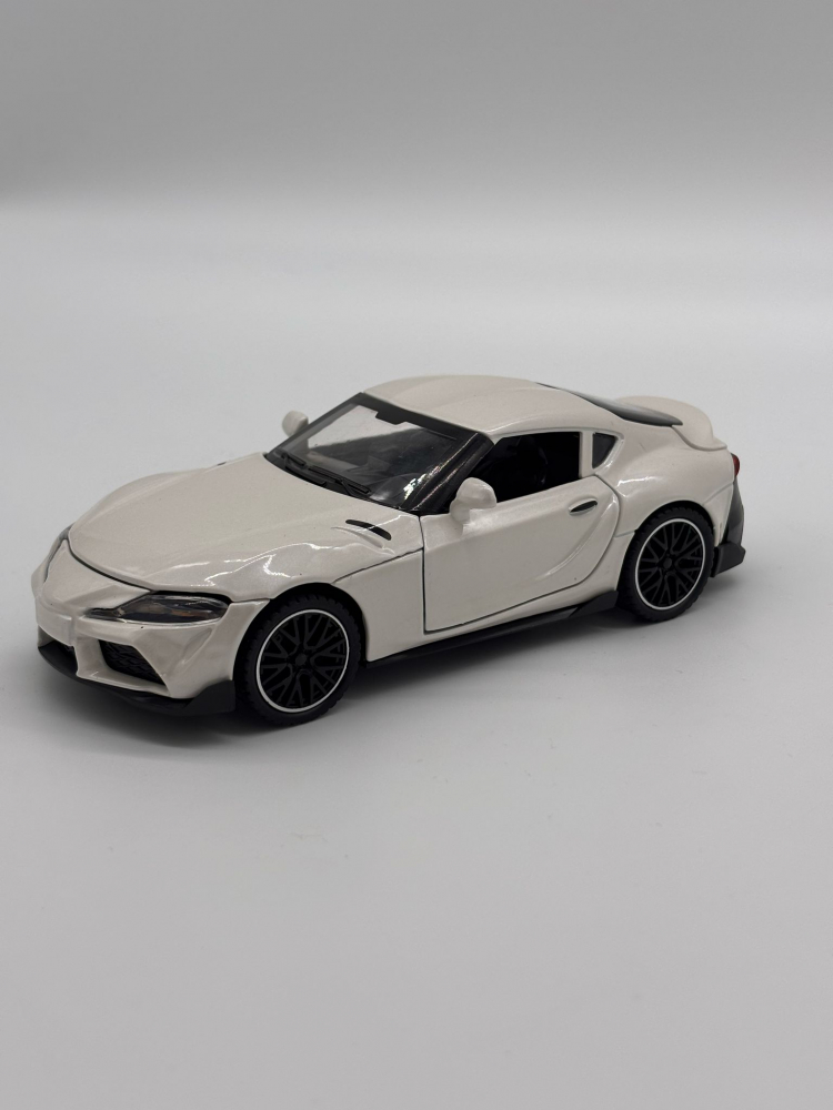 Macheta Toyota Supra, Metal, Sunete de Motor si Lumini, Functii de Deschidere Usi si Pull-Back, 15 cm [11]