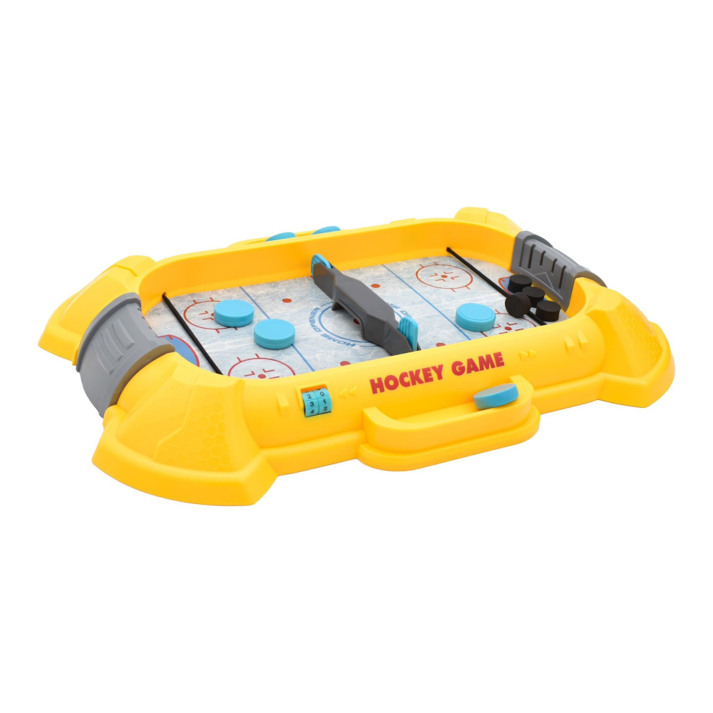 Masa de Hochei Interactiva pentru 2 Jucatori – Cu Stickere, Tabla de Scor si Pucuri, 27, 7 cm [3]