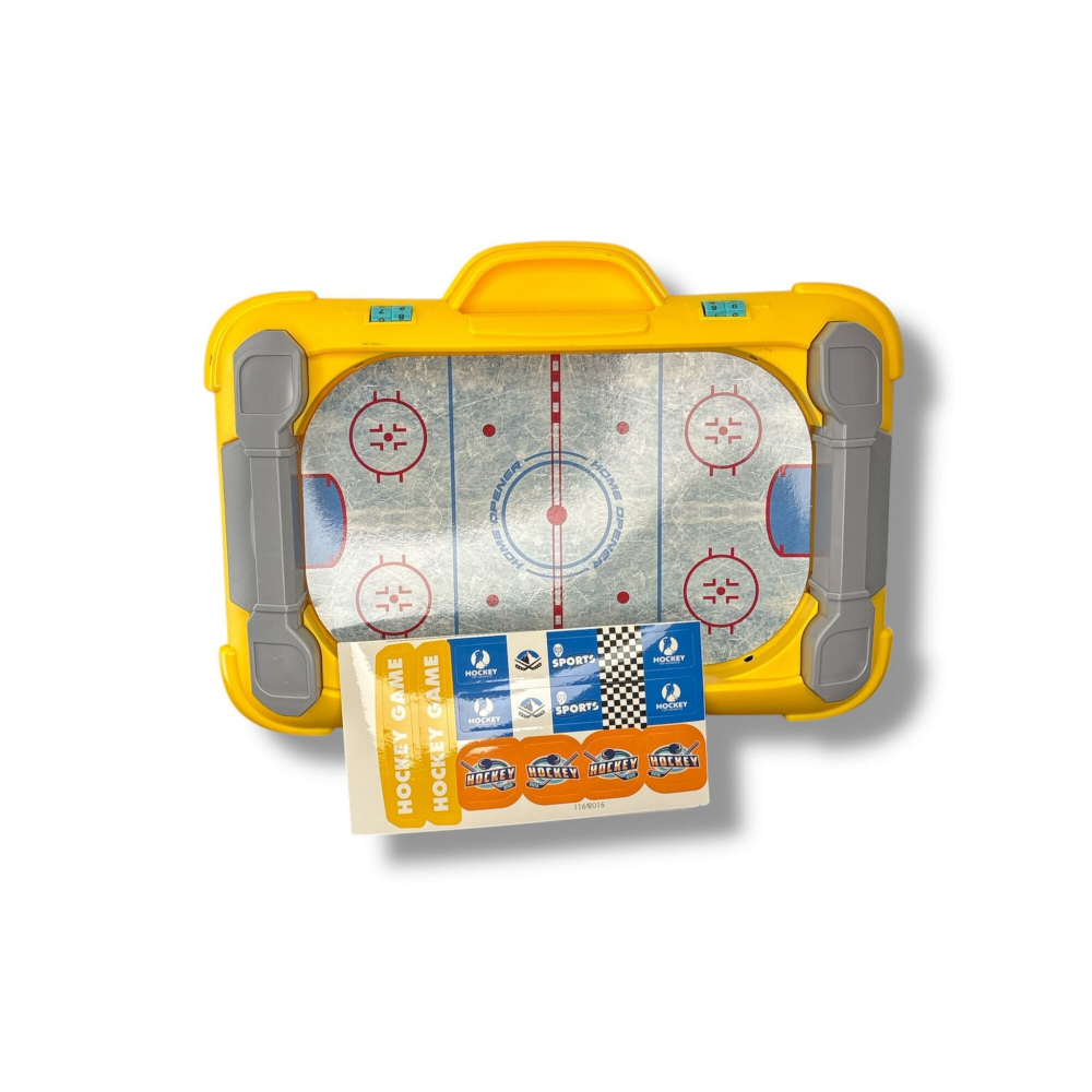 Masa de Hochei Interactiva pentru 2 Jucatori – Cu Stickere, Tabla de Scor si Pucuri, 27, 7 cm [4]