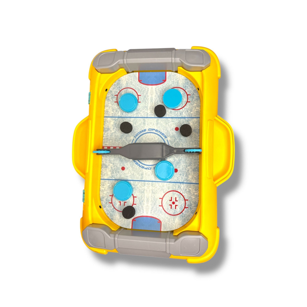 Masa de Hochei Interactiva pentru 2 Jucatori – Cu Stickere, Tabla de Scor si Pucuri, 27, 7 cm [5]