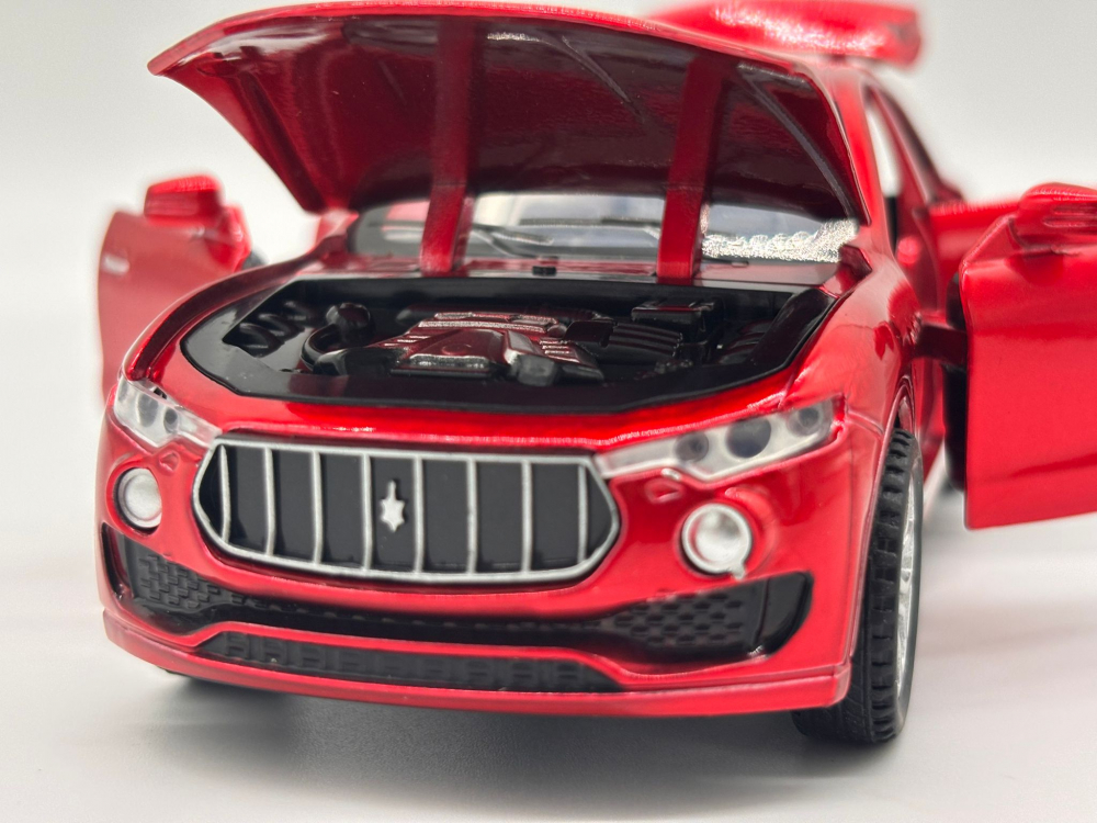 Automacheta Maserati Levante, din Metal, 15 cm – Cu Funcție Pull-Back, Sunete, Lumini și Elemente Mobile [4]
