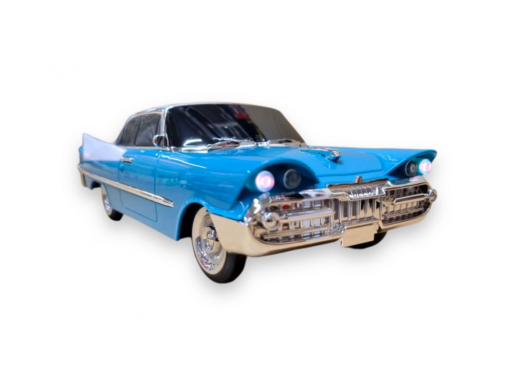 Masina-Boxa Dodge 59, cu Bluetooth, MP3, USB, Card TF, U Disk, Radio FM, HIFI Stereo, 28cm, din Plastic - Emerald [4]