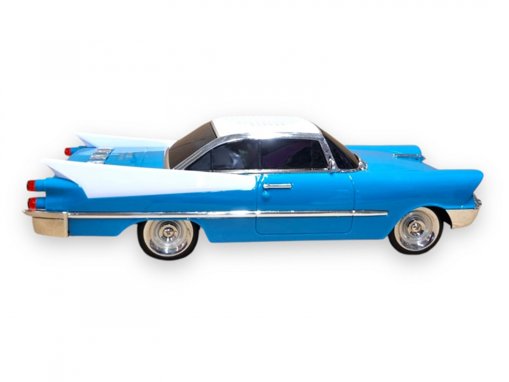 Masina-Boxa Dodge 59, cu Bluetooth, MP3, USB, Card TF, U Disk, Radio FM, HIFI Stereo, 28cm, din Plastic - Emerald [13]