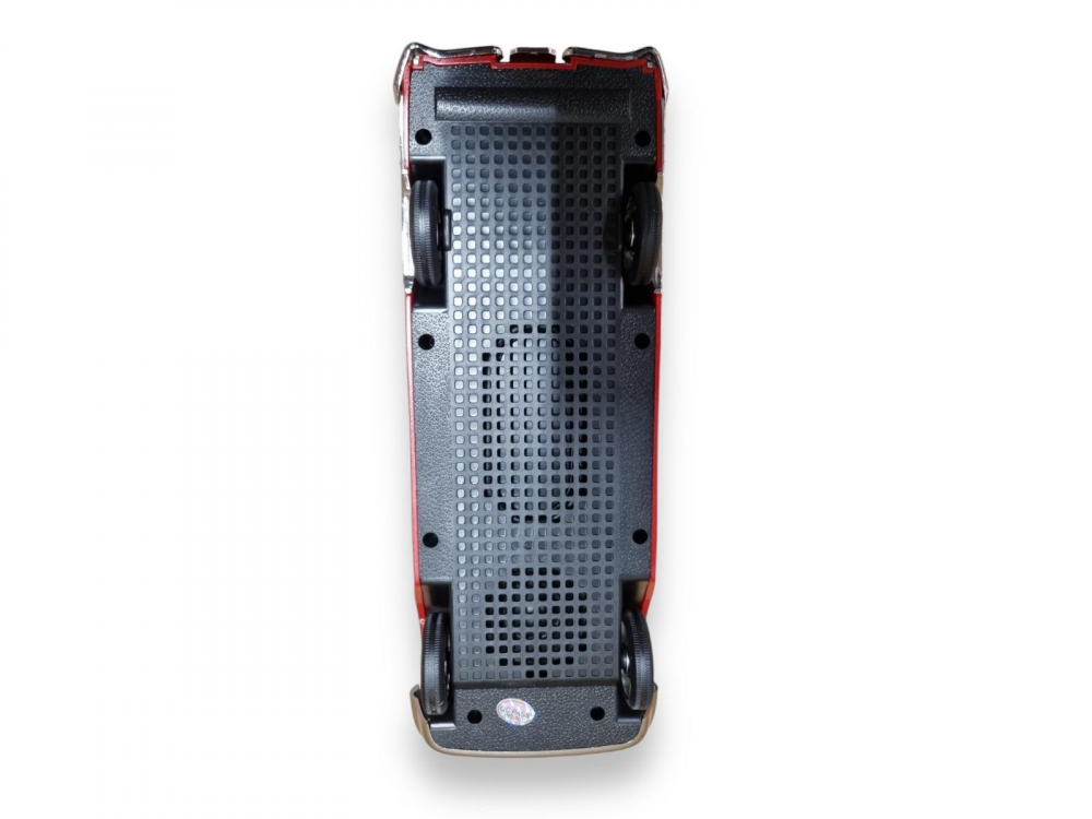 Masina-Boxa Pontiac 1955, cu Bluetooth, MP3, USB, Card TF, U Disk, Radio FM, HIFI Stereo, din Plastic, 28cm - Rosu [2]