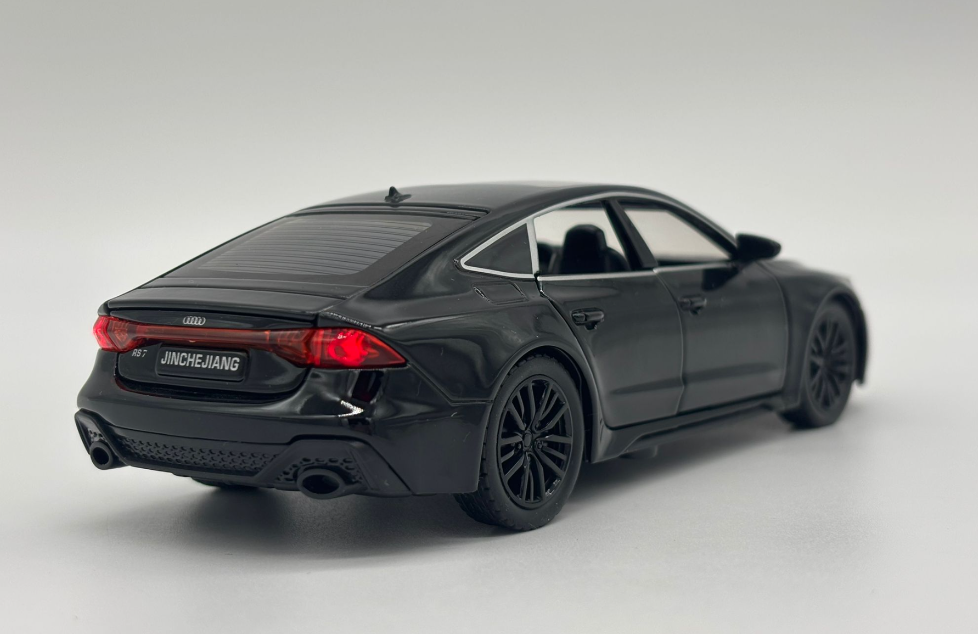 Masina din Metal Audi A7 1:32, Pull Back, Usi Capota si Portbagaj Deschizabile, Lumini si Sunete, 15 cm [6]