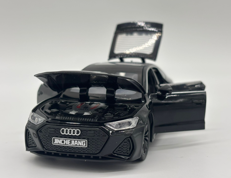 Masina din Metal Audi A7 1:32, Pull Back, Usi Capota si Portbagaj Deschizabile, Lumini si Sunete, 15 cm [7]