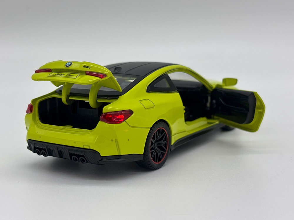Mașină din Metal BMW M4 G82, 1:32, Functie Pullback, Uși Deschizătoare, Lumini și Sunete, 15 cm [9]