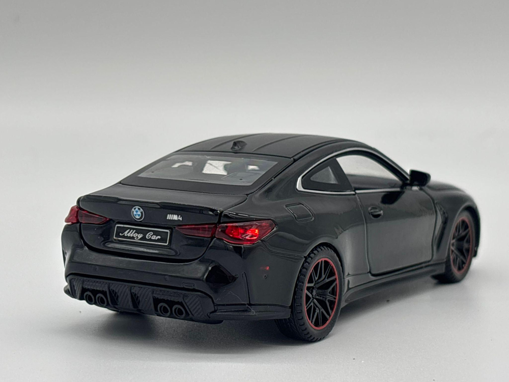 Mașină din Metal BMW M4 G82, 1:32, Functie Pullback, Uși Deschizătoare, Lumini și Sunete, 15 cm [10]