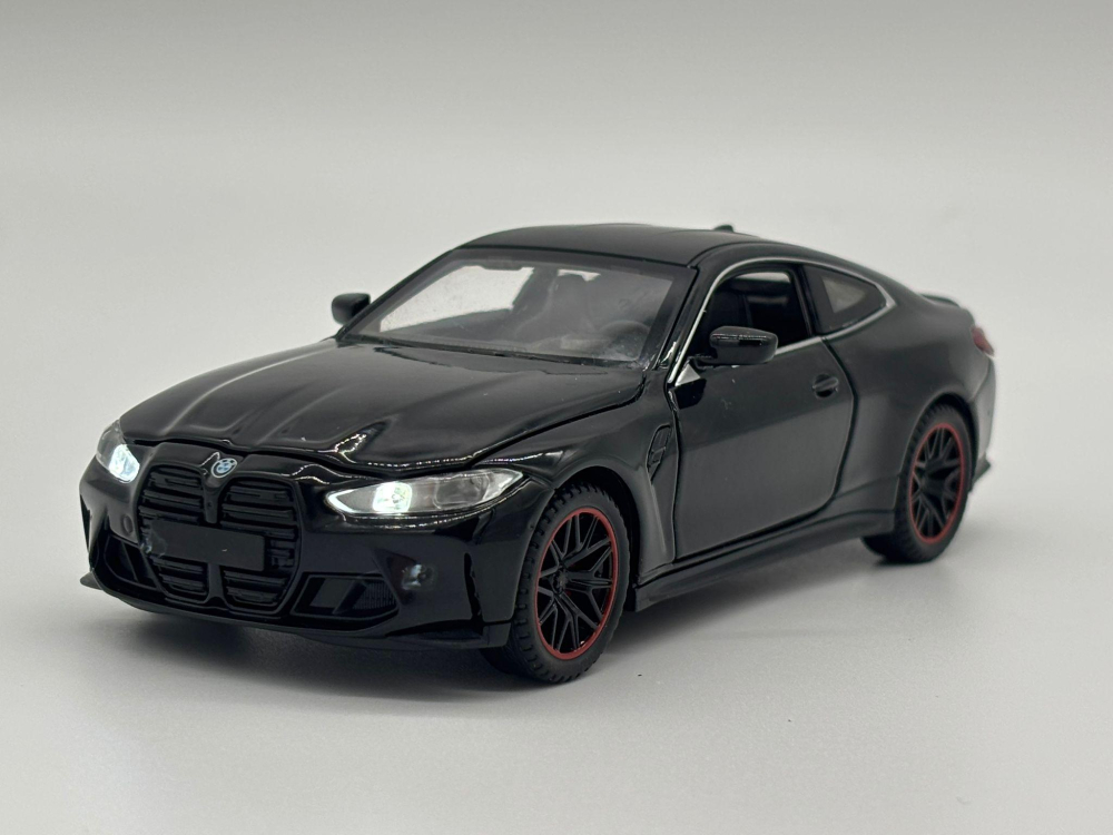 Mașină din Metal BMW M4 G82, 1:32, Functie Pullback, Uși Deschizătoare, Lumini și Sunete, 15 cm [11]