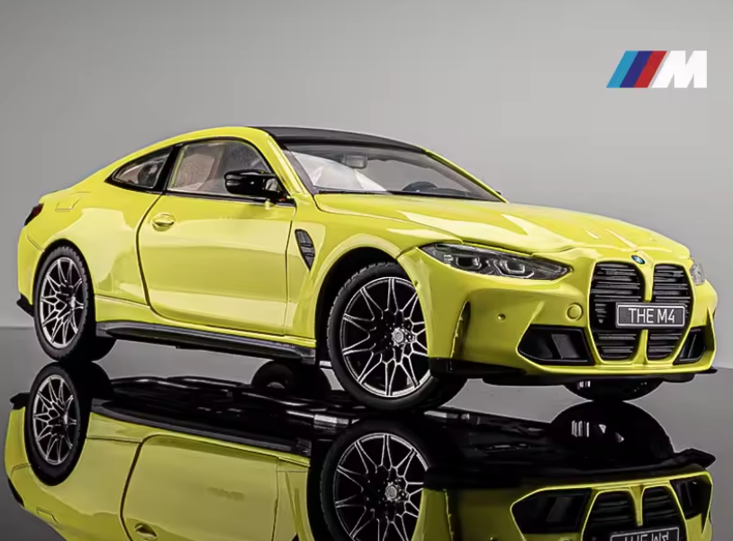 Mașină din Metal BMW M4 G82, 1:32, Functie Pullback, Uși Deschizătoare, Lumini și Sunete, 15 cm [6]