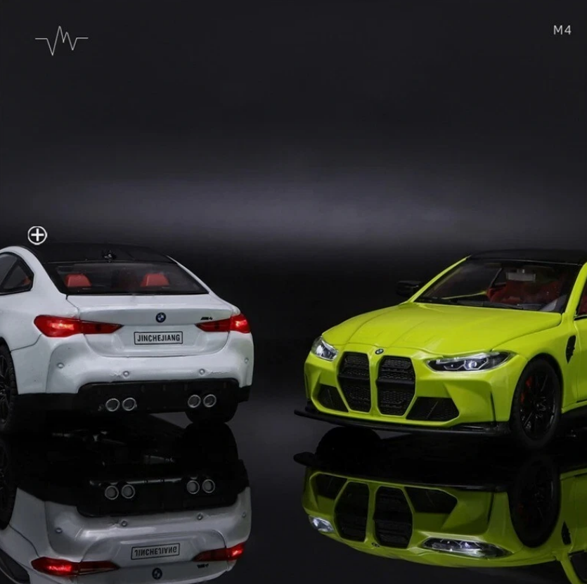 Mașină din Metal BMW M4 G82, 1:32, Functie Pullback, Uși Deschizătoare, Lumini și Sunete, 15 cm [2]