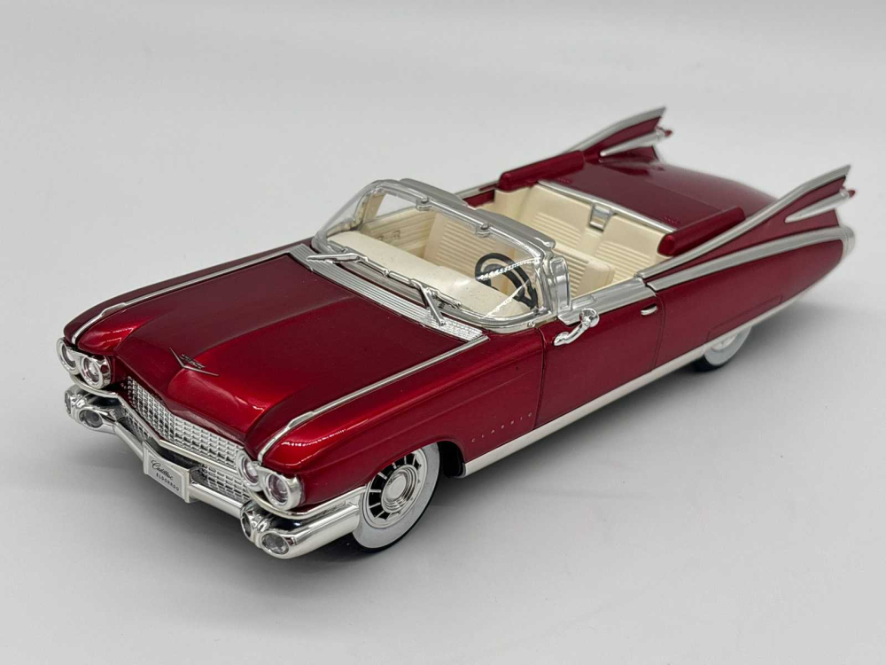 Mașină din Metal Cadillac Eldorado Biarritz 1959 Decapotabilă 1:24, Pullback, Lumini, Uși Deschizătoare, 23 cm [7]
