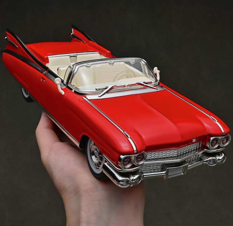 Mașină din Metal Cadillac Eldorado Biarritz 1959 Decapotabilă 1:24, Pullback, Lumini, Uși Deschizătoare, 23 cm [2]
