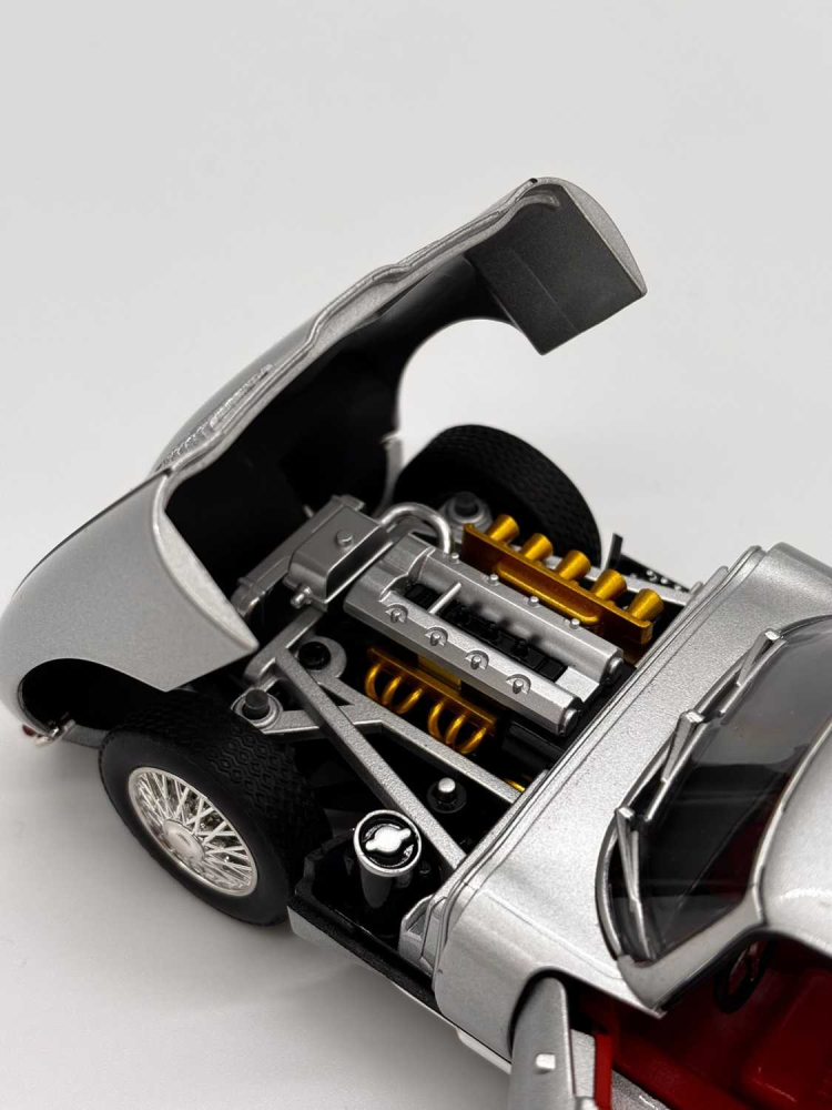 Mașină din Metal Jaguar E-Type Coupe 1:24, 19 cm, Pullback, Lumini și Sunete [3]