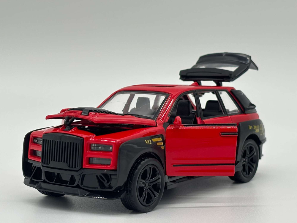 Mașină din Metal Rolls-Royce Cullinan Mansory V12 1:32, Pullback, Lumini și Sunete, Uși Față Deschizătoare, 16 cm [7]