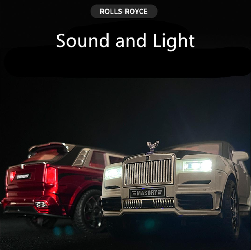 Mașină din Metal Rolls-Royce Cullinan Mansory V12 1:32, Pullback, Lumini și Sunete, Uși Față Deschizătoare, 16 cm [3]