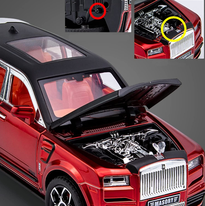 Mașină din Metal Rolls-Royce Cullinan Mansory V12 1:32, Pullback, Lumini și Sunete, Uși Față Deschizătoare, 16 cm [2]