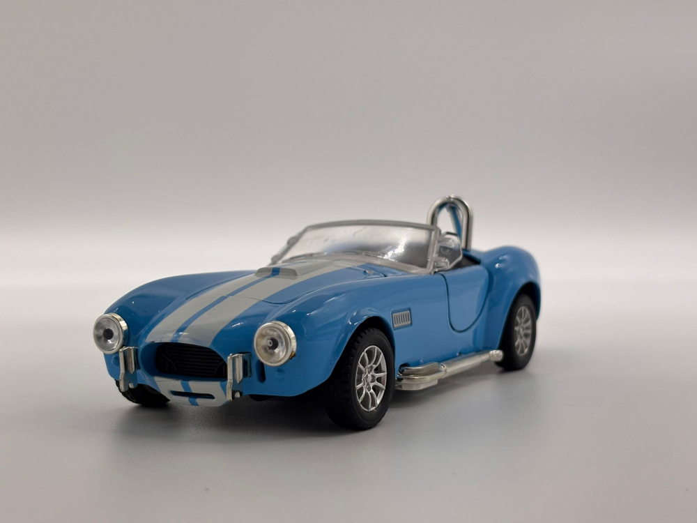 Automacheta Shelby Cobra din Metal – cu Sunete și Lumini, Elemente Mobile (Uși, Capotă, Portbagaj), 16 cm [5]