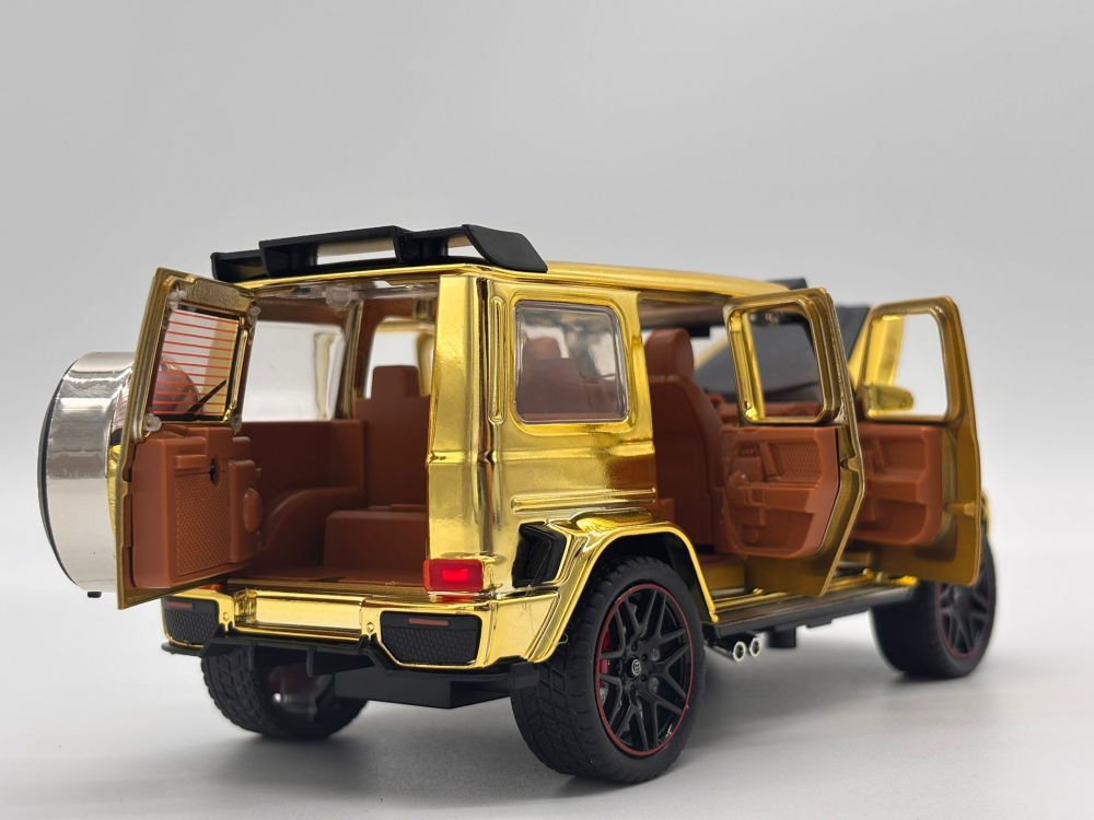 Mercedes-Benz G-Class Brabus, din Metal – 17,5 cm cu Lumină, Sunet și Elemente Mobile [6]