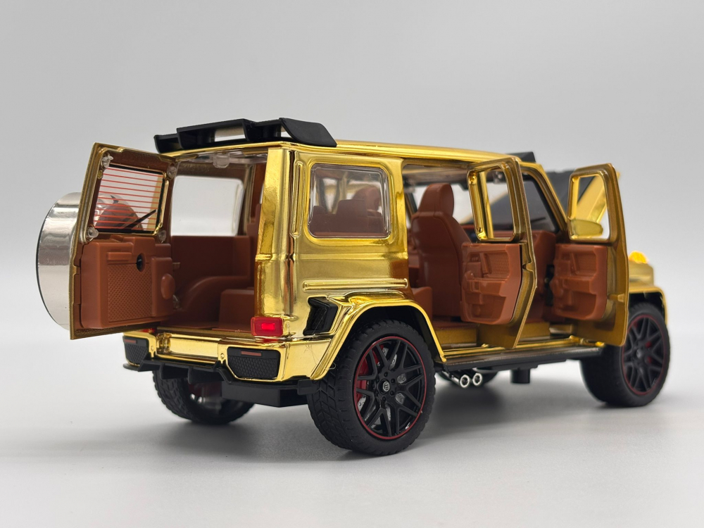 Mercedes-Benz G-Class Brabus, din Metal – 17,5 cm cu Lumină, Sunet și Elemente Mobile [11]