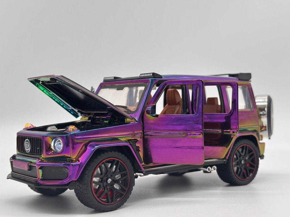 Mercedes-Benz G-Class Brabus, din Metal – 17,5 cm cu Lumină, Sunet și Elemente Mobile [5]