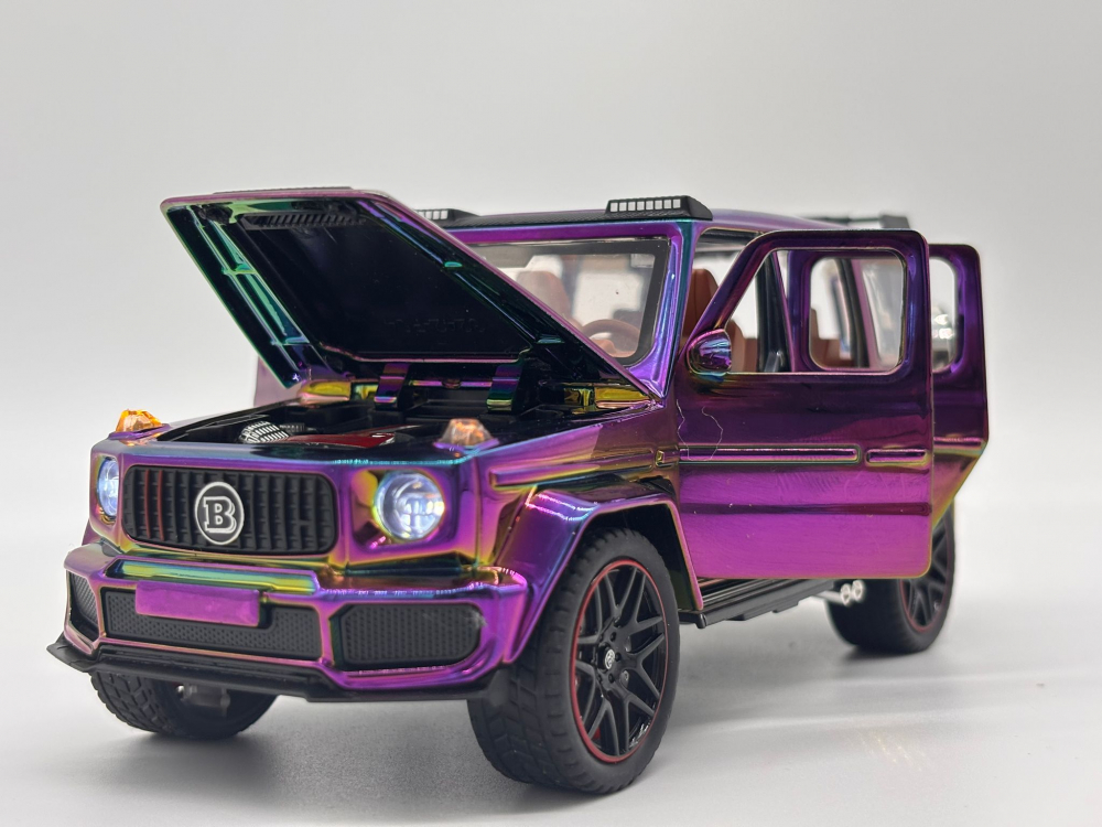 Mercedes-Benz G-Class Brabus, din Metal – 17,5 cm cu Lumină, Sunet și Elemente Mobile [2]