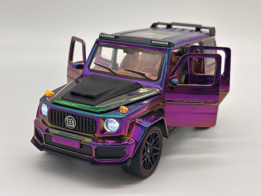 Mercedes-Benz G-Class Brabus, din Metal – 17,5 cm cu Lumină, Sunet și Elemente Mobile [12]