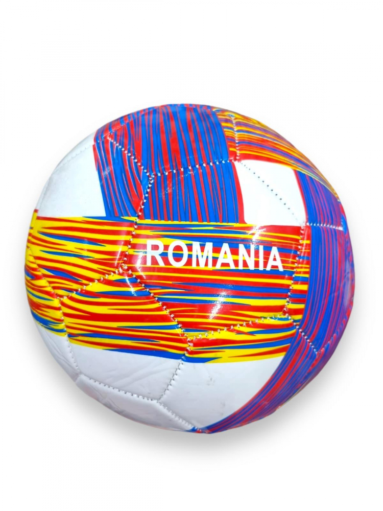Minge de Fotbal, Marimea 5, Material PVC, Tricolor Romania [2]