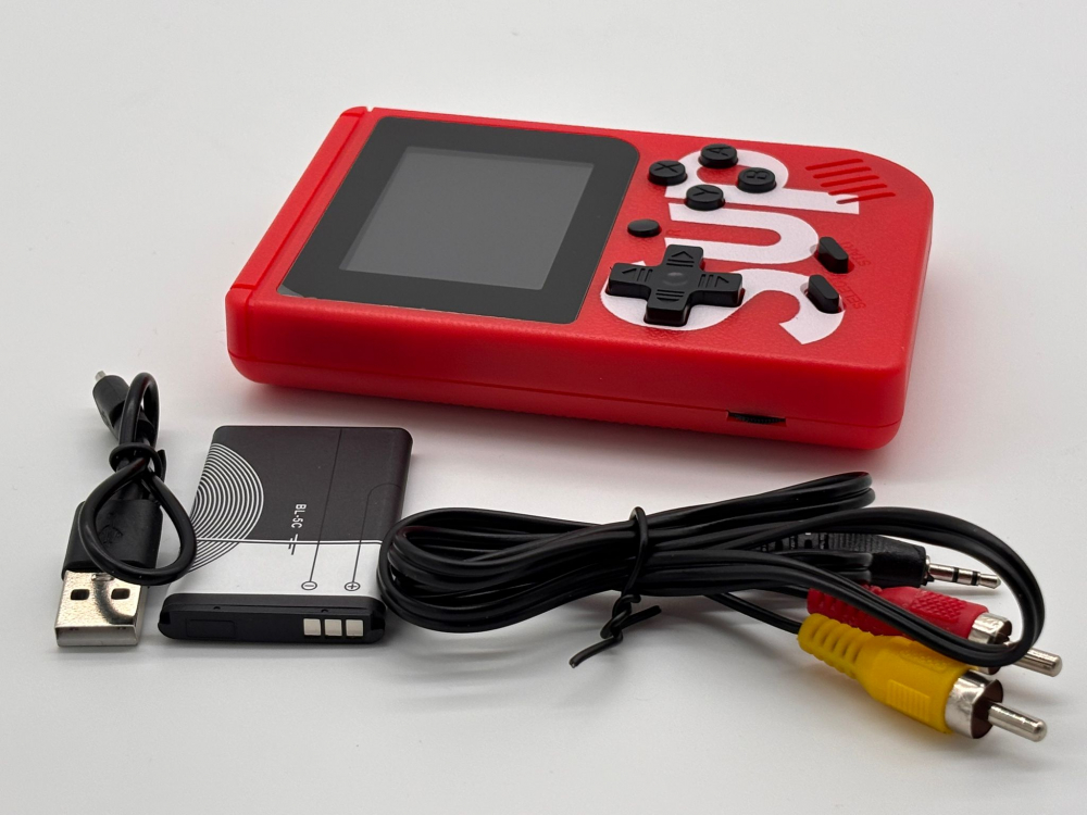 Mini Consolă Retro Portabilă cu 400 Jocuri – Conectare AV la TV, Display 8 cm, Controller, Baterie Reîncărcabilă, 12x8 cm [11]