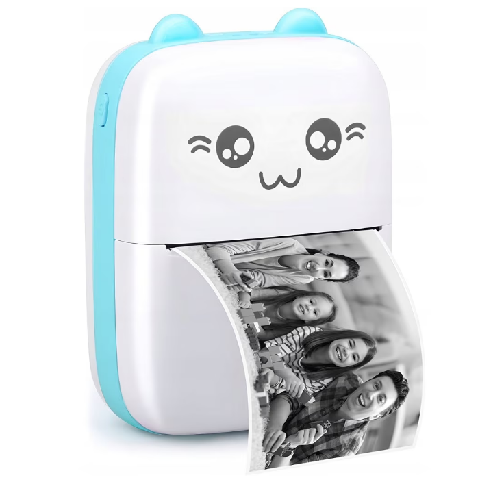 Mini imprimantă Termică Portabilă Bluetooth – Print instant, Fără Cerneală, Rola pentru Print, Cablu Type-C si Manual incluse [1]