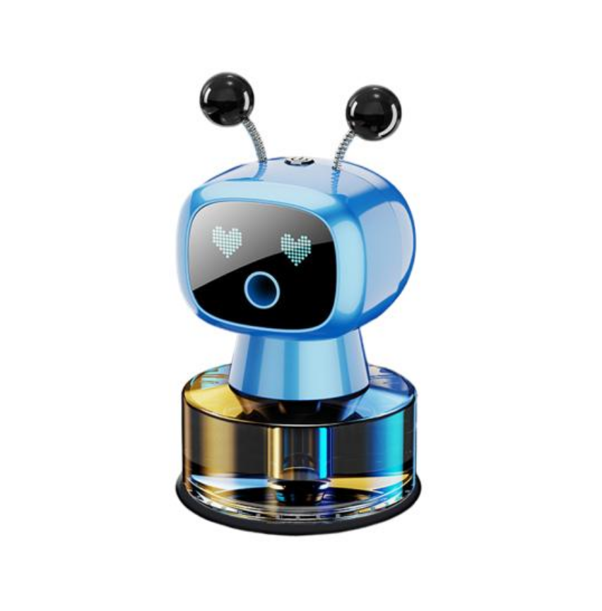 Odorizant Auto Design Robot – Reîncărcabil, Ochi Animati, Parfum Inclus, Fixare pe Bord cu Bandă Specială inclusa [17]